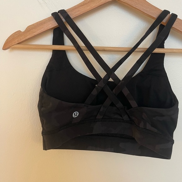 Lululemon Energy Bra Incognito Camo Multi Grey - Picture 9 of 11